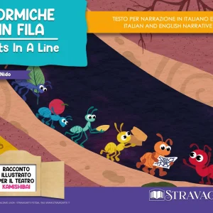 Formiche in fila – storia kamishibai bilingue
