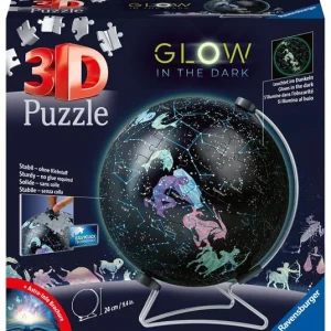Ravensburger – 3D Puzzle Globo Glow in the Dark 180 pz.