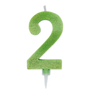 CANDELINA COMPLEANNO SWEETY MAXI GLITTER 15 CM