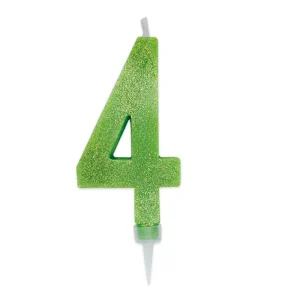 CANDELINA COMPLEANNO SWEETY MAXI GLITTER 15 CM