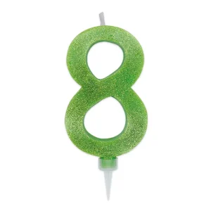 CANDELINA COMPLEANNO SWEETY MAXI GLITTER 15 CM