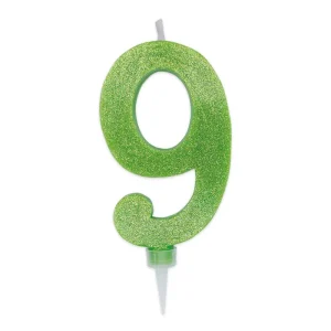 CANDELINA COMPLEANNO SWEETY MAXI GLITTER 15 CM