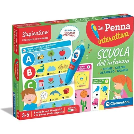 Sapientino Scuola Dell’Infanzia – Forme, Colori, Alfabeto E Numeri