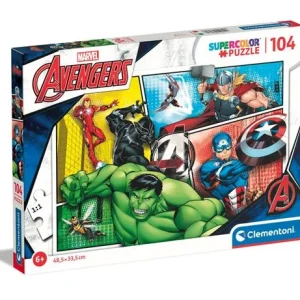 Marvel Avengers 104 pezzi Supercolor Puzzle