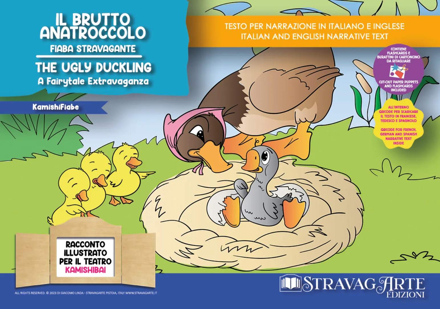 Il Brutto Anatroccolo – Fiaba Stravagante – storia kamishibai bilingue