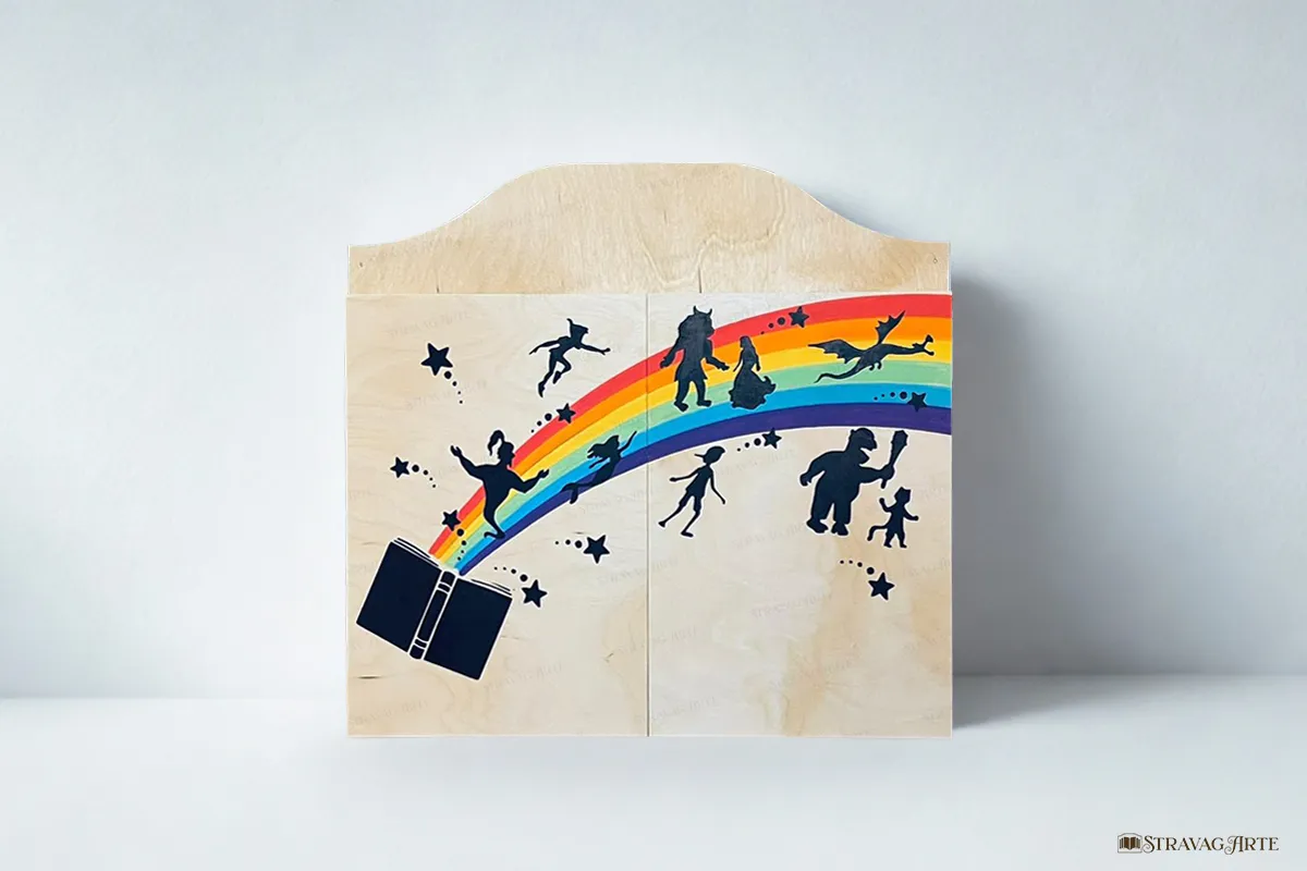 Teatrino kamishibai A3 Legno di Betulla Personalizzabile – LN010