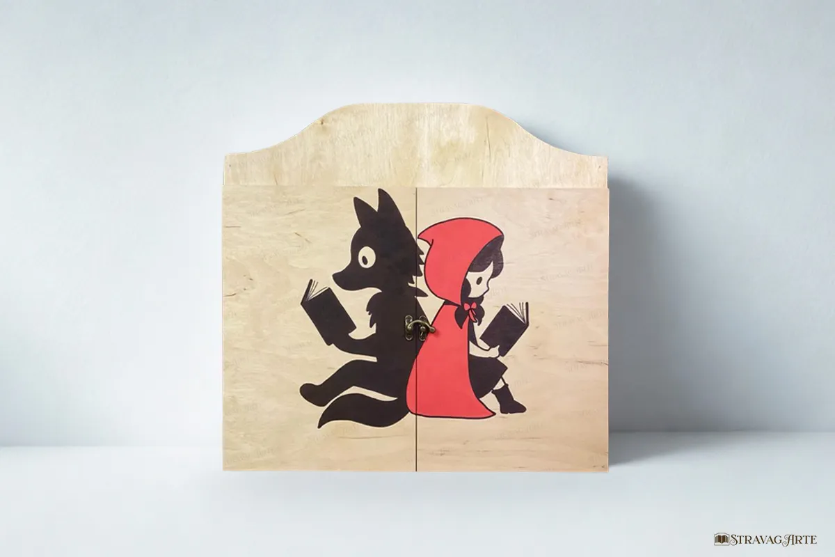 Teatrino kamishibai A3 Legno di Betulla Personalizzabile – LN012