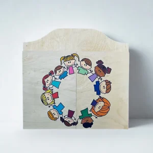 Teatrino kamishibai A3 Legno di Betulla Personalizzabile – LN021
