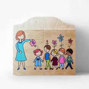 Teatrino kamishibai A3 Legno di Betulla Personalizzabile – LN023