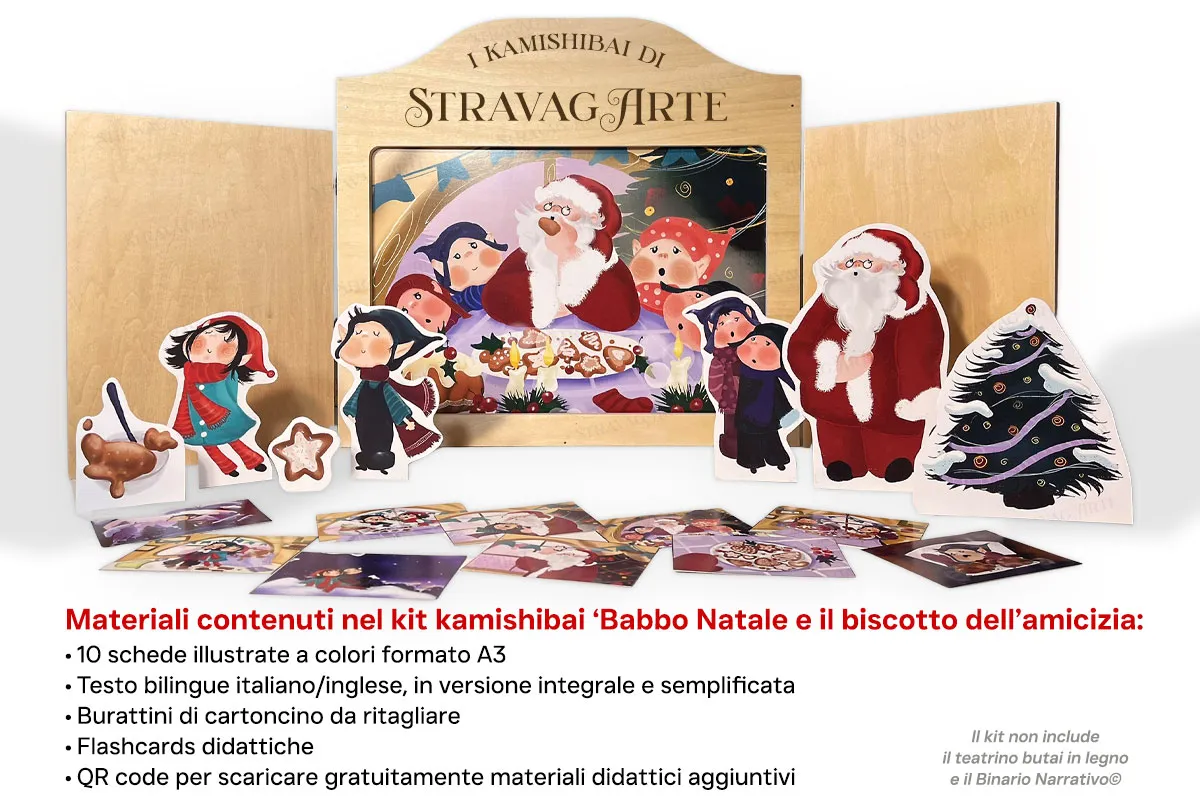 Babbo Natale e il Biscotto dell’Amicizia – storia kamishibai bilingue - immagine 4