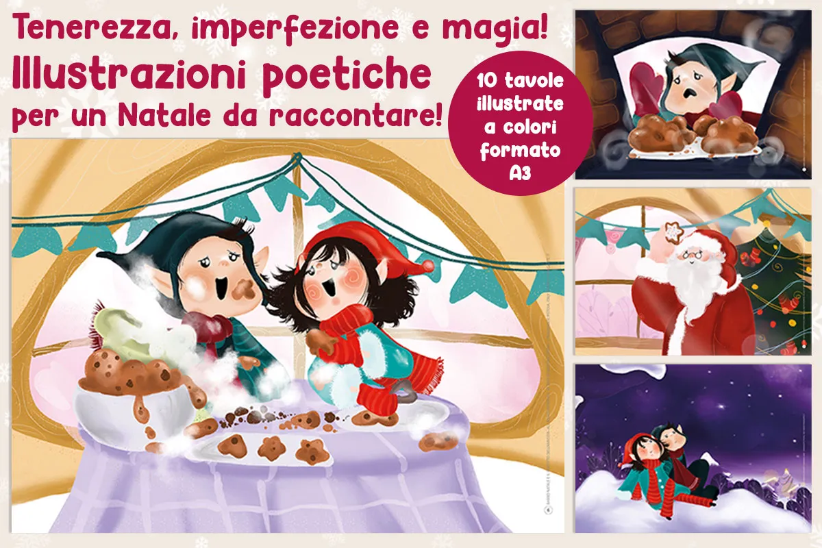 Babbo Natale e il Biscotto dell’Amicizia – storia kamishibai bilingue - immagine 7