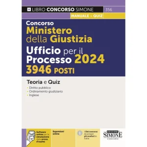 356 Concorso Ministero della Giustizia Ufficio per il processo 2024 3946 posti