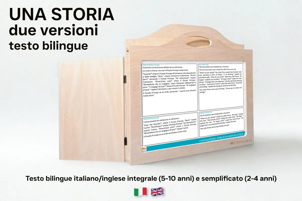 Il Piccolo Principe – Storia di un Viaggio tra le Stelle | storia kamishibai bilingue - immagine 9
