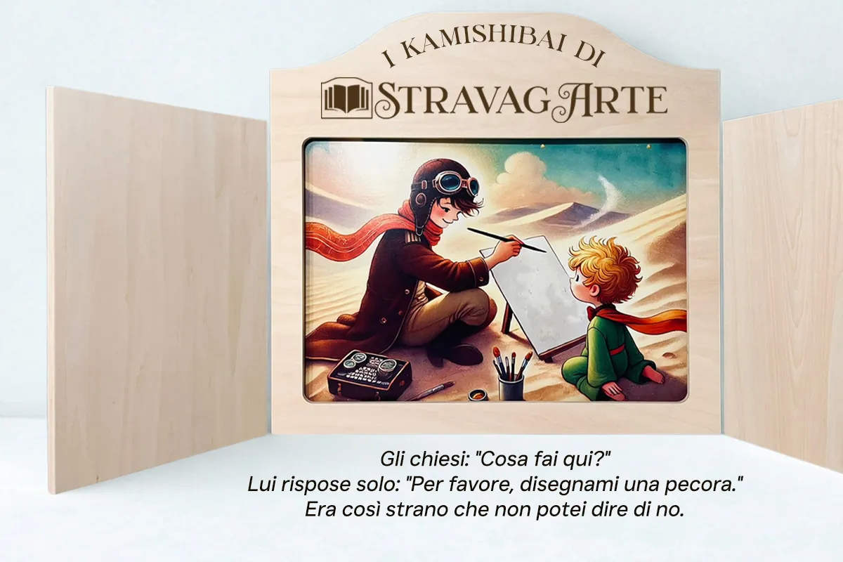 Il Piccolo Principe – Storia di un Viaggio tra le Stelle | storia kamishibai bilingue - immagine 3