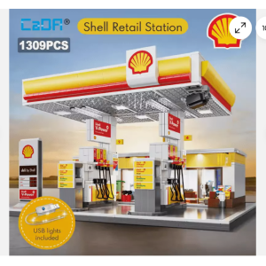 Stazione di servizio Shell da costruire – 1309 pezzi